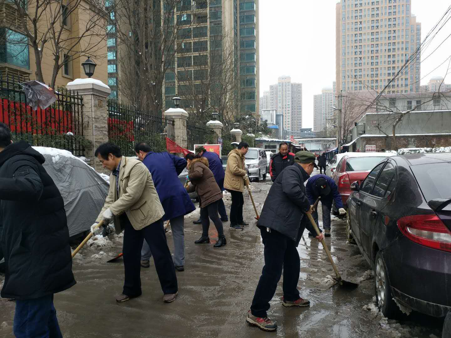 “以雪为令，御雪奋战” 西安工业投资集团再行动